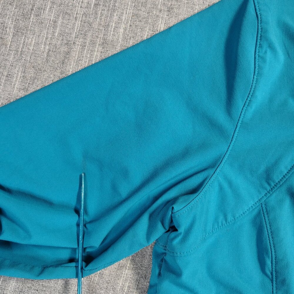 Marmot Teal Blue Hooded Bomber Jacket - Picture 7 of 14